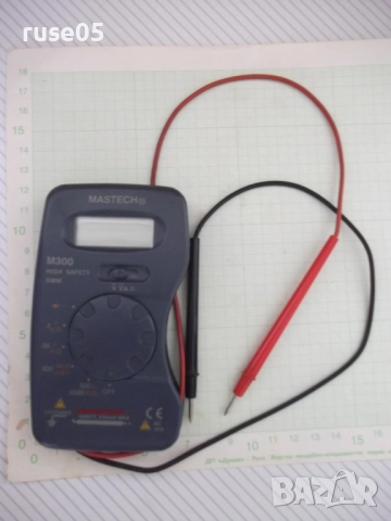 Мултицет"MASTECH-M300, LCD(2000), Vdc, Vac, Adc, Ohm"работещ, снимка 3 - Други инструменти - 51597372
