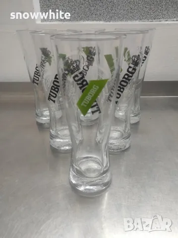 Чисто нови чаши за бира Туборг - 500 мл - намалени, снимка 2 - Чаши - 49892656