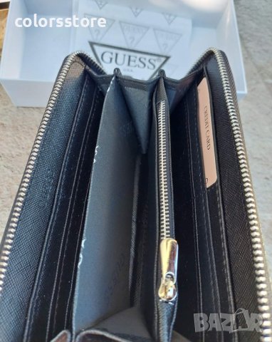 Черно портмоне  Guess кодР127, снимка 4 - Портфейли, портмонета - 36866759
