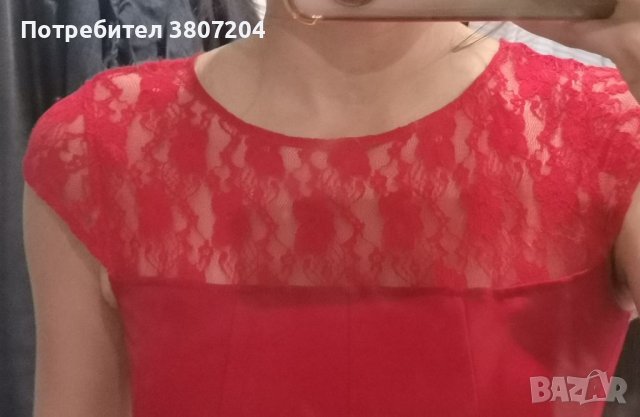 Официална червена рокля, снимка 6 - Рокли - 42260663