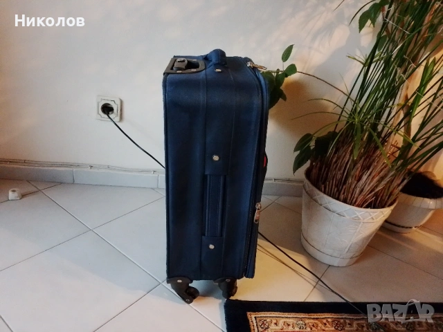 Куфар 4бр колелца "олекотен 1,2кг" 45/40/25см "Benzi" "10€"!+Доставка!, снимка 4 - Куфари - 53383750