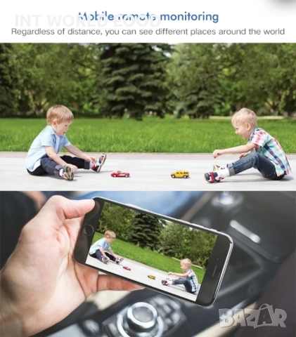 1080P 2MP WiFi IP PTZ 360° Безжична Охранителна Kaмера Двупосочно аудио Нощно виждане Carecam APP, снимка 8 - IP камери - 52062679