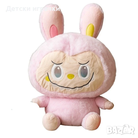 Плюшена играчка Лабубу 80см, плюш 100см, Labubu аниме, снимка 4 - Плюшени играчки - 51145243