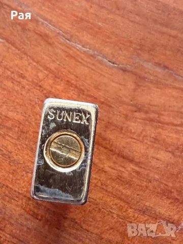 Sunex винтидж газова запалка, снимка 2 - Запалки - 56232028