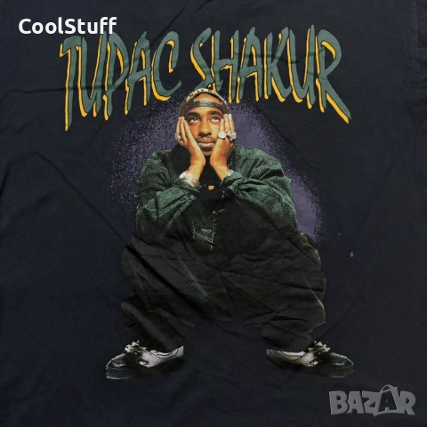 Мъжка Тениска Tupac Shakur 2 PAC Размер M, снимка 2 - Тениски - 52458497