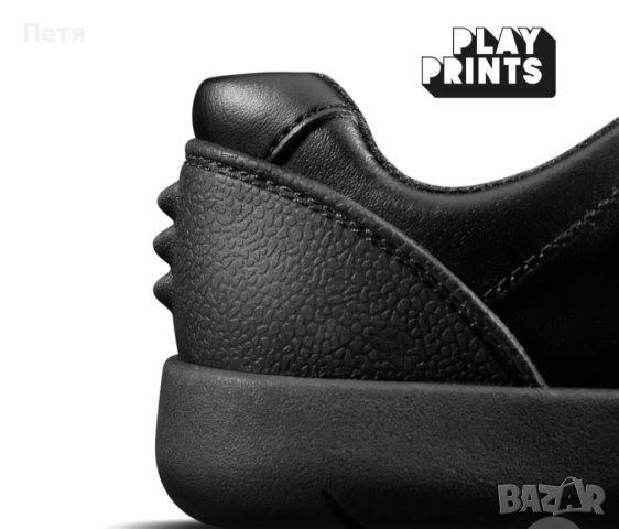 Сникърси CLARKS – Rex Pace K 261470447 Black Leather , снимка 4 - Детски обувки - 41103341