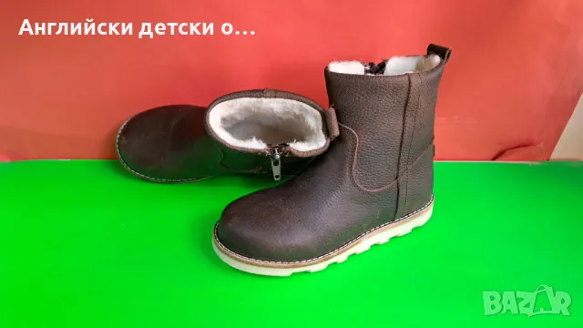 Английски детски боти естествена кожа, снимка 4 - Детски боти и ботуши - 48771226
