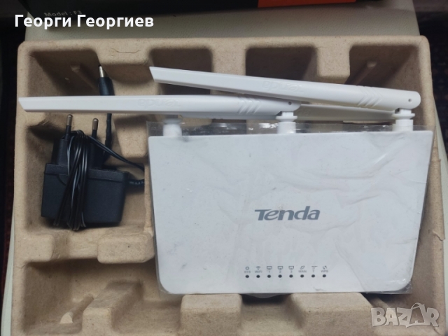 Рутер Tenda F3 в комплект с кутия и зарядно, снимка 3 - Рутери - 36090982