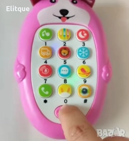 Играчка куче телефон с бутони и звукови ефекти, снимка 5 - Други - 52786100