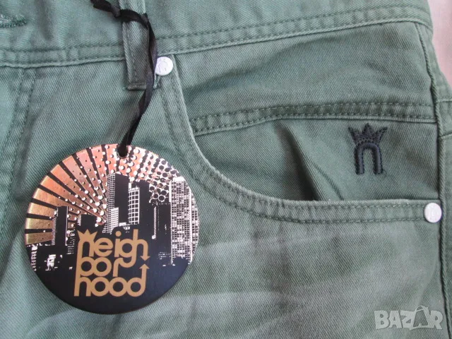 neighborhood нови зелени панталони дънки размер 33., снимка 2 - Панталони - 50411376