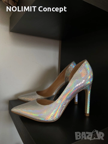 Дамски обувки с ток, снимка 2 - Дамски елегантни обувки - 53408241