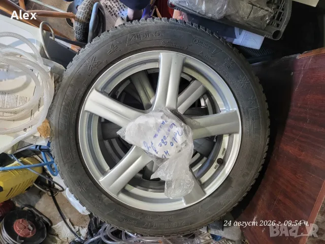 Джанти с гуми Michelin  17 цола смъкнати от Пежо. 7J  x  17   H2  , снимка 14 - Гуми и джанти - 56075428