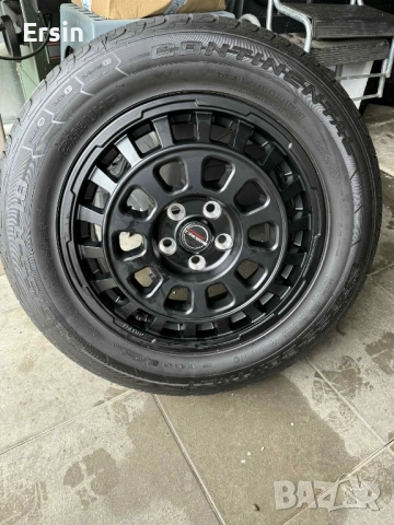 Оригинални Джанти BORBET 18 ки 5x118 С гуми CONTiNENTAL CROSS CONTACT 255 / 55 R 18 (чисто нови) 