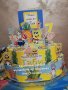 Картонена торта  Спондж Боб Sponge Bob, снимка 12