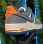 Маратонки Nike Air Force 1 - сиво с оранжево, снимка 4