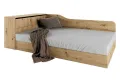 Легло персон и половина с ракла Сити 2002 дъб артисан или комбинация мока/ лате, снимка 2
