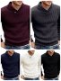 Елегантен мъжки пуловер с дълъг ръкав, 5цвята - 023, снимка 1