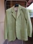 Мъжко маслено зелено ленено сако Victorio Rossi - L размер, снимка 1 - Сака - 34401600