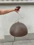 Кафява кръгла лампа, снимка 1