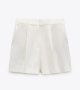 Ленени къси панталонки Zara, снимка 4