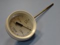 биметален термометър радиален тип ф100 L250, снимка 2