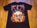 Hot As Hell Rock Hand маркова рокаджийска тениска размер С-М, снимка 6