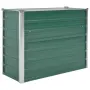 vidaXL Градинска висока леха поцинкована стомана 100x40x77 см зелена, снимка 1