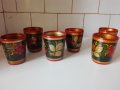 Руски дървени чаши., снимка 1 - Декорация за дома - 39394315