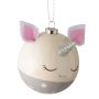 3 броя Комплект коледни топки, Коледен еднорог, 6.5см, снимка 2