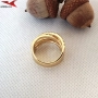 Пръстен с 14К златно покритие 224827, снимка 3
