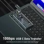 USB C хъб за лаптоп, 7 в 1 10Gbps USB C към USB C хъб, снимка 6