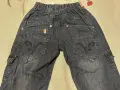 Нови тъмносиви детски карго дънки B-L Fashion (р-р 134/140 / 10 г.), снимка 2