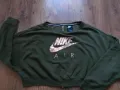 NIKE Air Cropped Zip back Sweatshirt Green - страхотна дамска блуза М, снимка 7