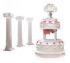 4 бр Гръцки елегантни колони подпори за етажи торта сватба и др пластмасови къси или дълги, снимка 7