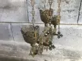 старо възрожденско, тройно кандило, снимка 9