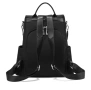 Стилна дамска раница с кожени акценти за всеки ден , снимка 3