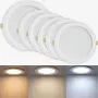 LED вграден панел за таван Ø145 мм, pack 6, 12W, IP54, CCT, снимка 1