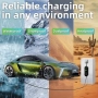 Ново Преносимо зарядно за електромобил Type 2, 3kW, 6–13A, UK щепсел, снимка 5