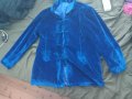 Кадифе блуза 50 размер по етикет/кралско синьо , снимка 1 - Пижами - 41423778
