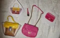 лот реалистични изкуствена кожа с магнити и метални елемедамски чанти за кукли Барби и други подобни, снимка 2