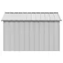 vidaXL Къща за кучета с покрив 113x153x101 cm Поцинкована стомана, снимка 3
