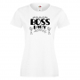 Дамска тениска Boss Lady Празник на Майката,Подарък,Изненада,Рожден Ден, снимка 2