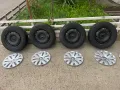 4бр.Джанти 15-ки с Гуми 185/65/15 5Х100 всесезонни Фолксваген , снимка 2