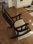 Люлеещ се стол, дървен, снимка 3
