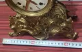 Италиански Бронзов Каминен Часовник Lancini , снимка 12