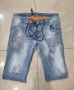 Къси мъжки дънки TMK Jeans с кръпки и връзки – размер 32, снимка 1