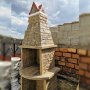 Градинско барбекю от бетон в бежово със сиво, снимка 1 - Барбекюта - 41383123