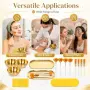 Нов 62 части комплект за лице маски четки купи гъби spa салон домашна грижа, снимка 7