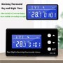 Нов Дигитален термостат за затъмняване, дневен и нощен таймер за контрол температурата на влечуги, снимка 7