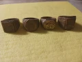 старинни бронзови масивни пръстена , снимка 2